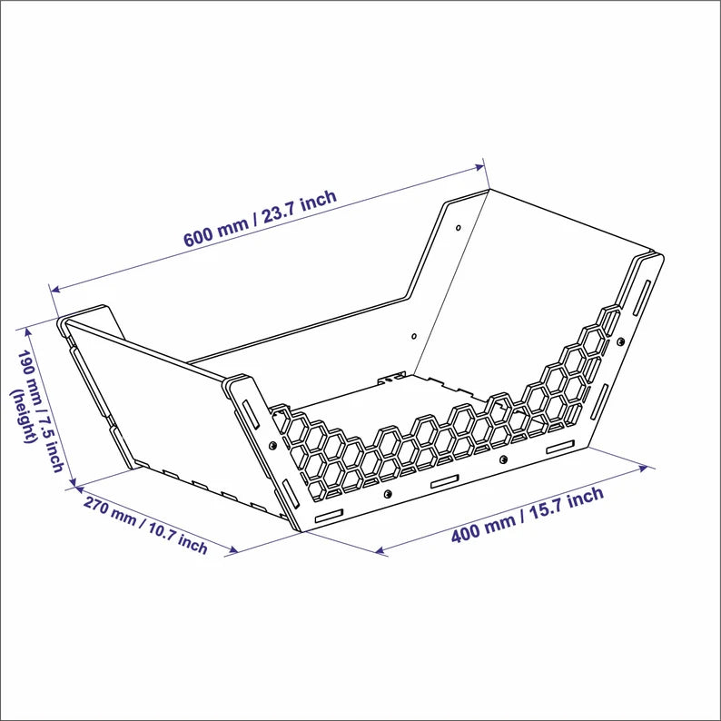 dimensions of cat wall bed