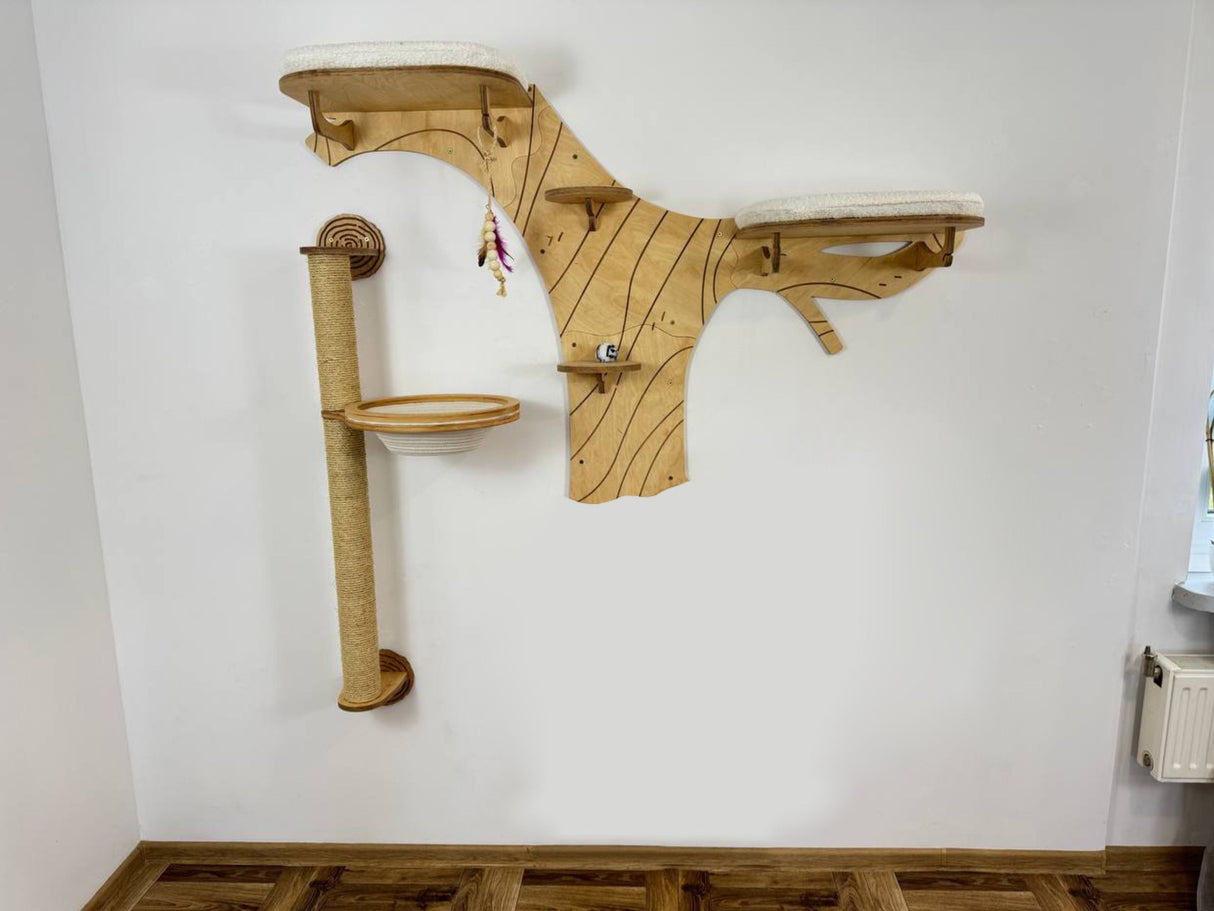 wall mounted scratching post