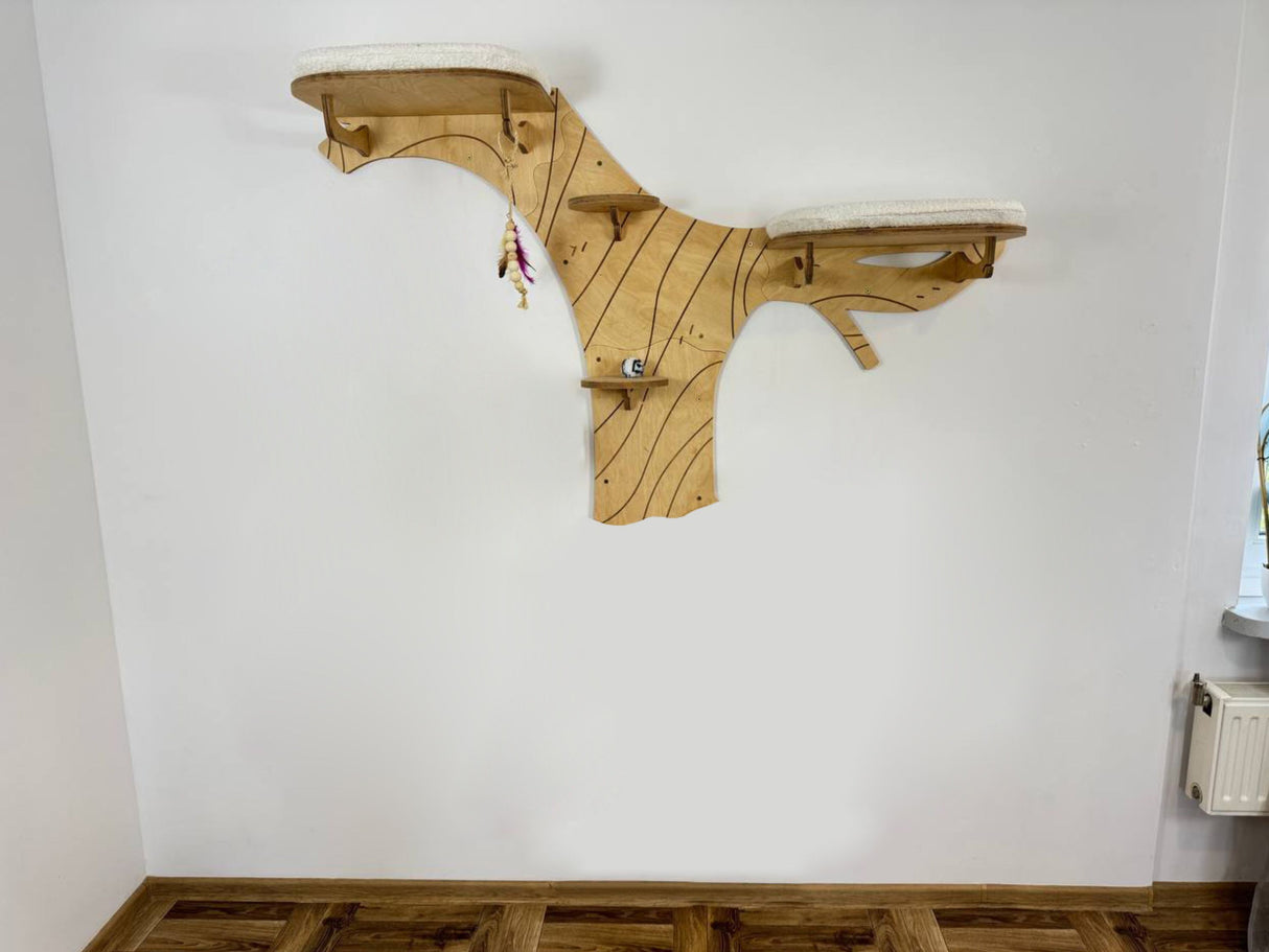 cat shelves for wall