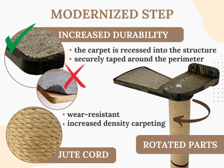 wall mounted scratching post