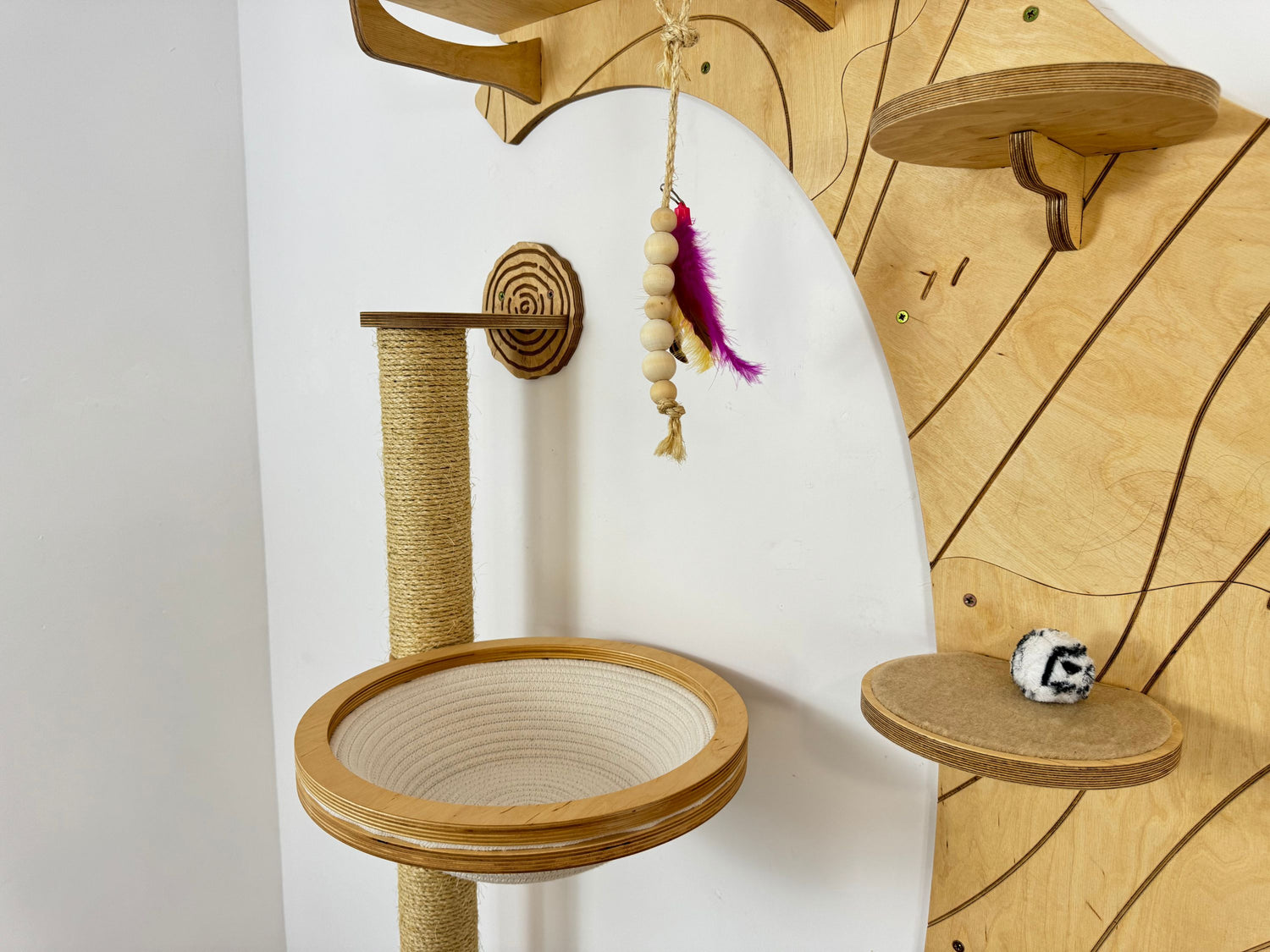 wall shelves for cats