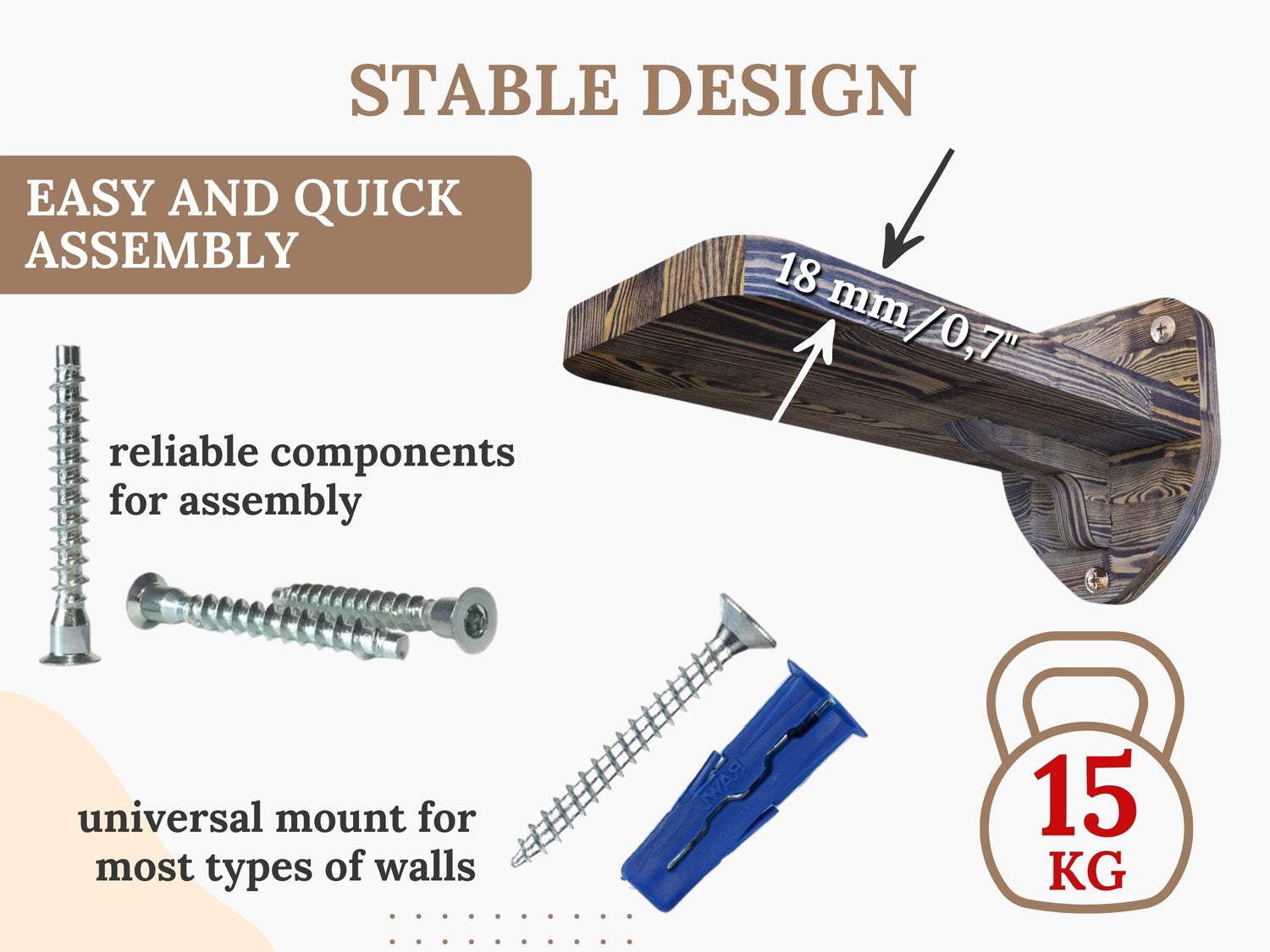 secure fastening of the cat step