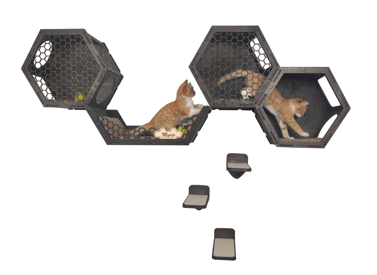 floating cat shelves