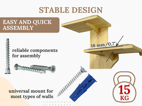 stable design of cat shelf