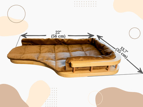 Window Cat Bed with Soft Cushion (Wall-Mounted)