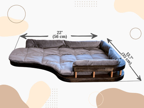 Size of cat wall shelf bed