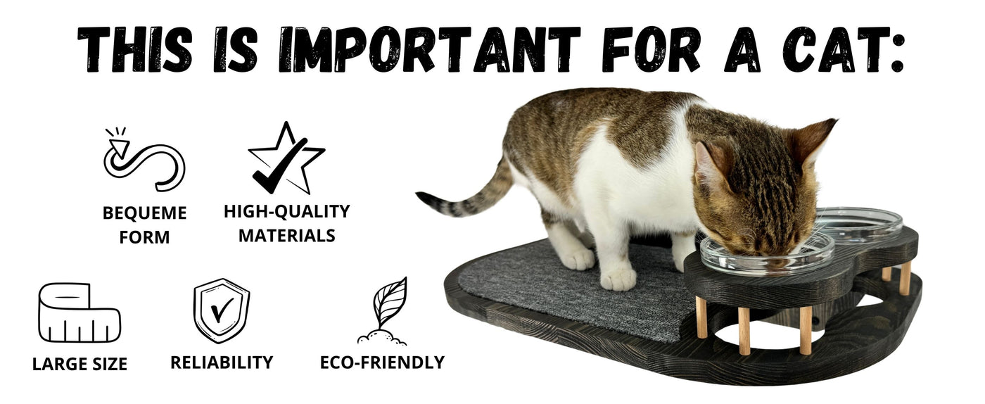 cat feeder shelves