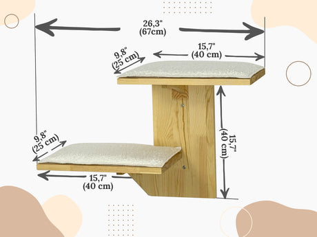 big size Two-Level Wall Shelf
