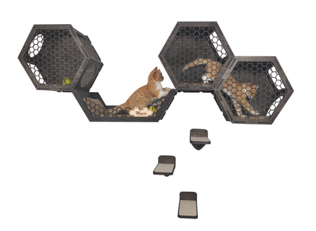 cats wall shelves