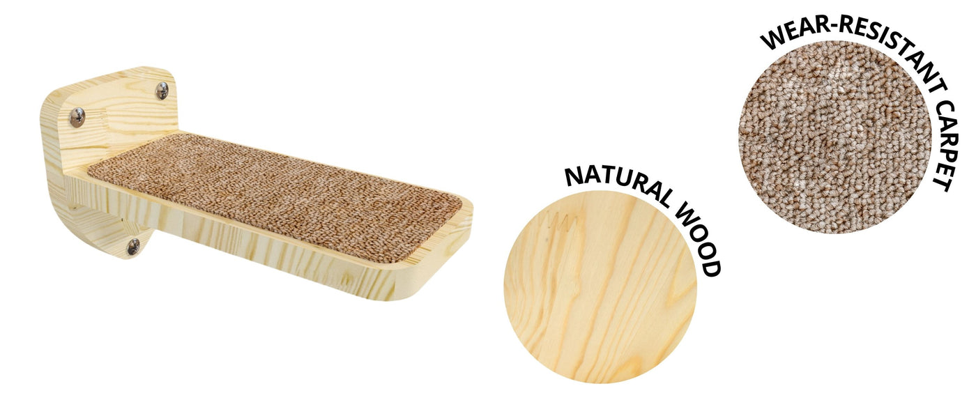 wall mounted cat steps