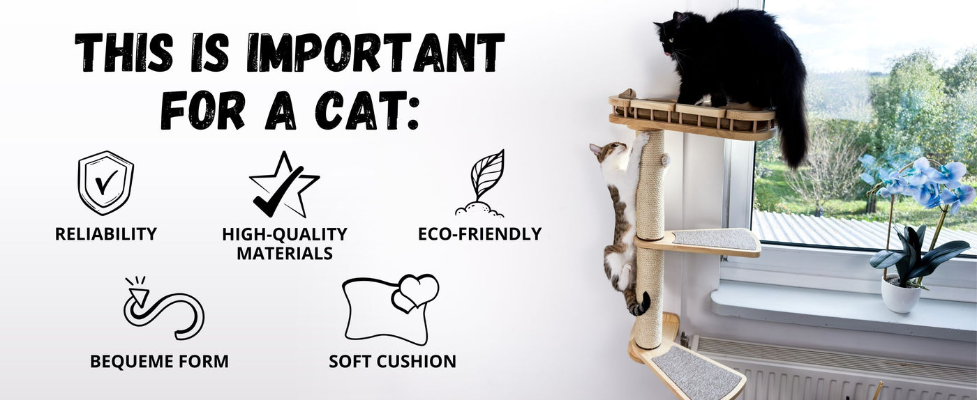 wall mounted cat scratching post