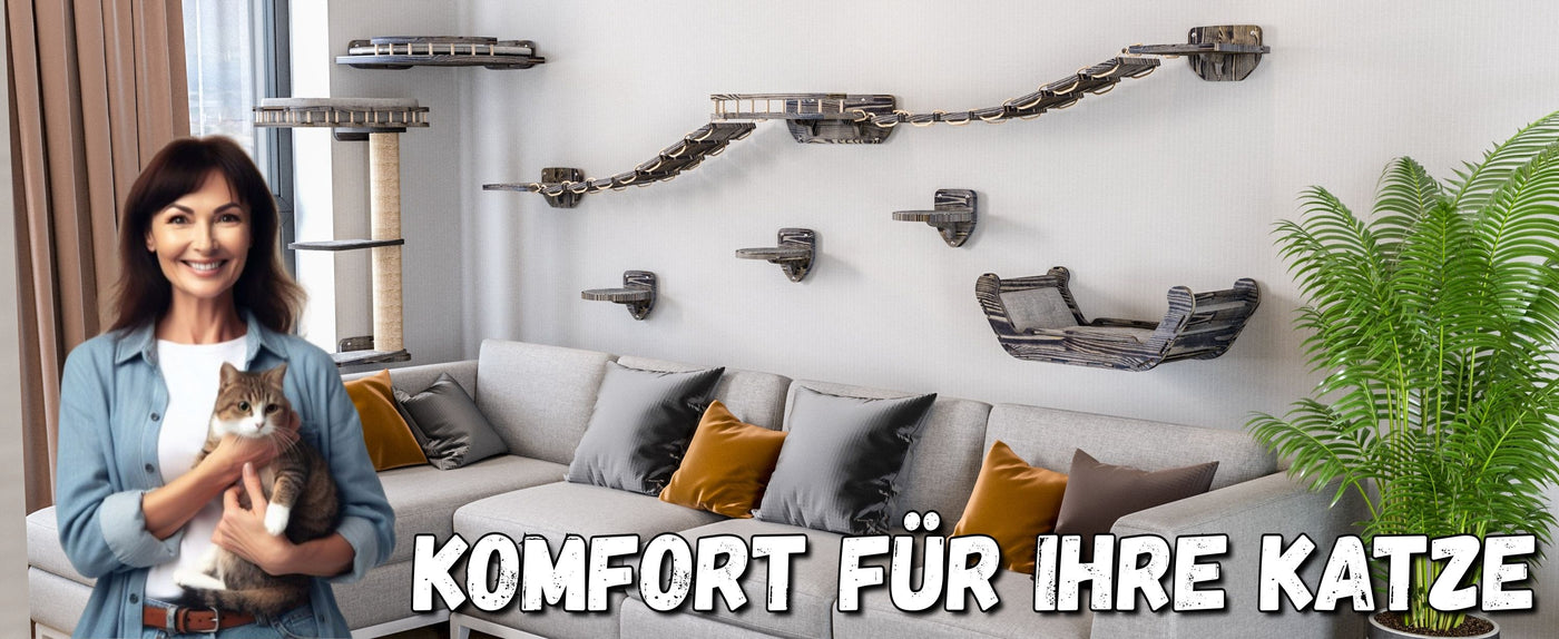 Cat wall shelves