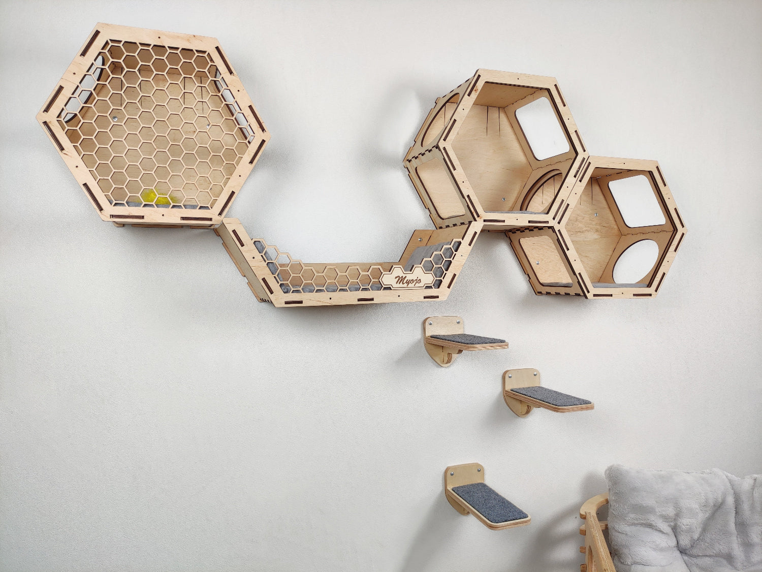 cat wall mounted shelves