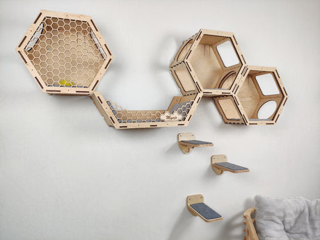 cat wall mounted shelves