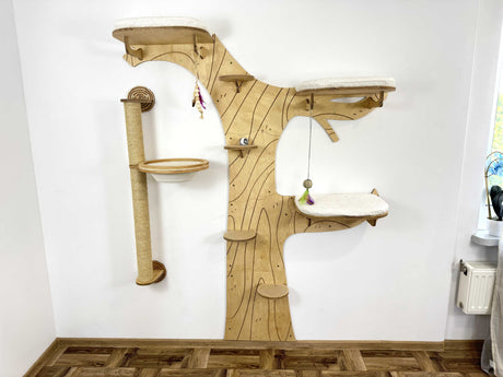 cat wall shelves