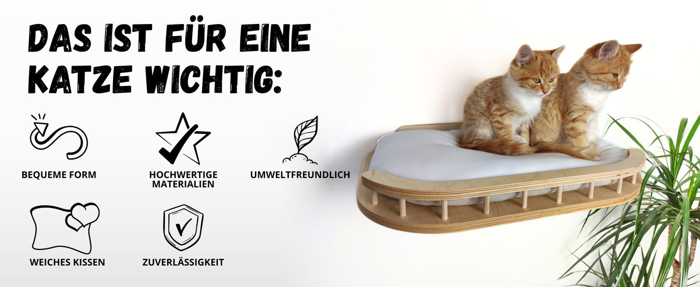 katzenhängematte wand