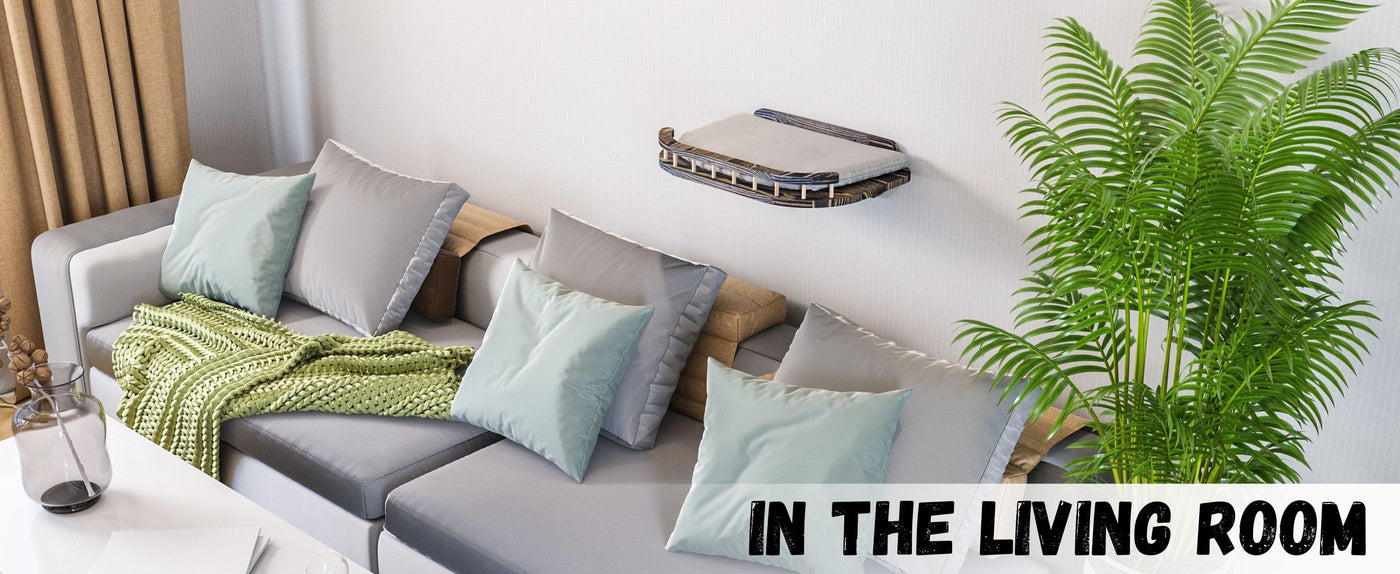 floating cat shelves