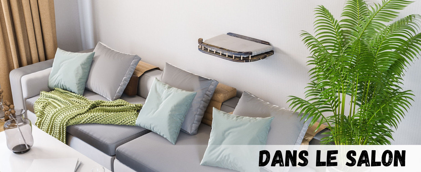 élément mural pour chat