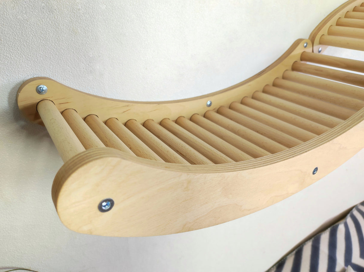 Cat wall shelf - natural color