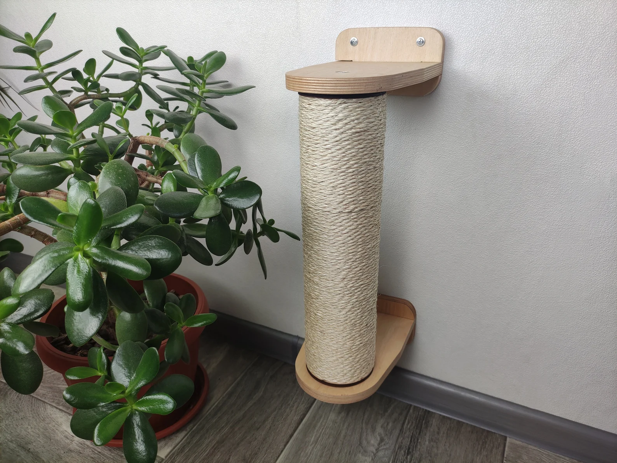 Wall Mounted Cat Scratching Post Sisal
