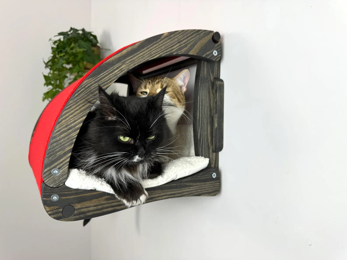 wall mounted cat cave