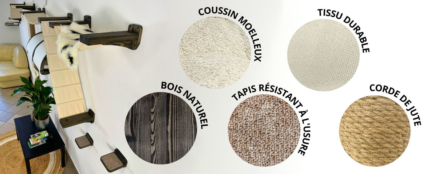 hamac mural pour chat