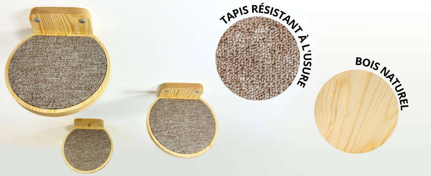 éléments muraux pour chats