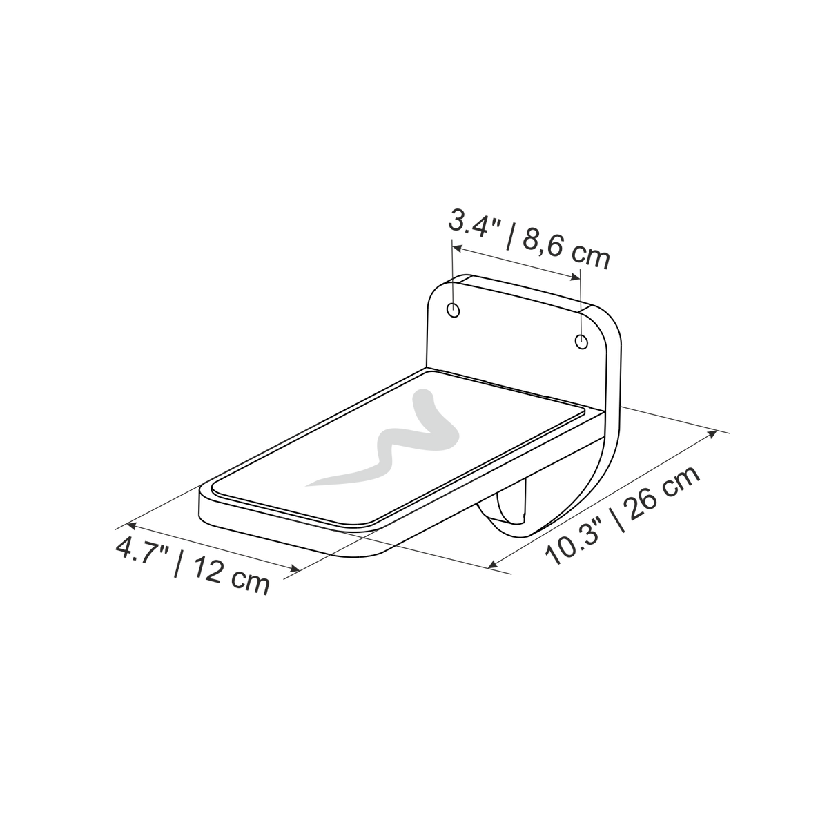 Cat wall step size