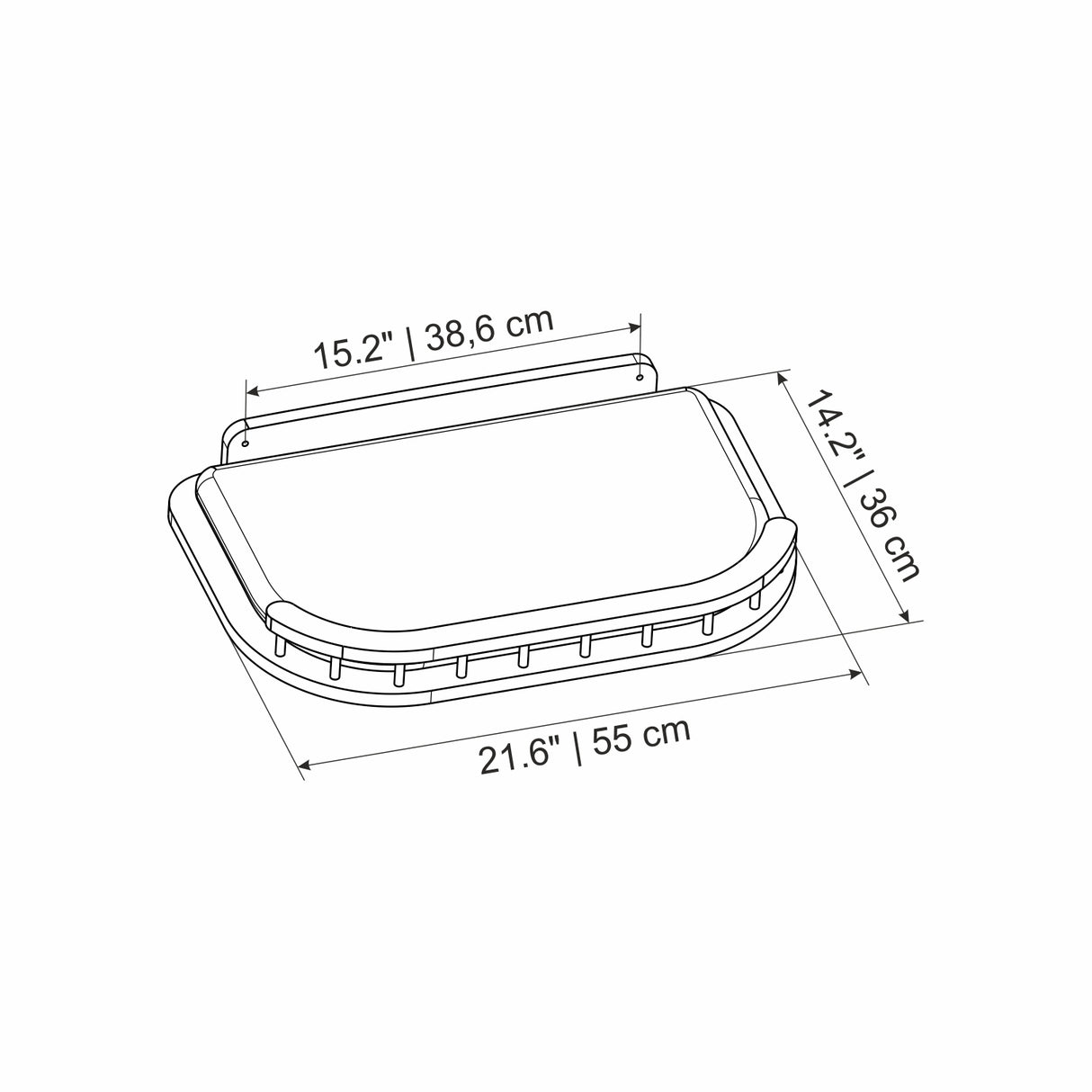 Large Wall bed for cats with soft cushion