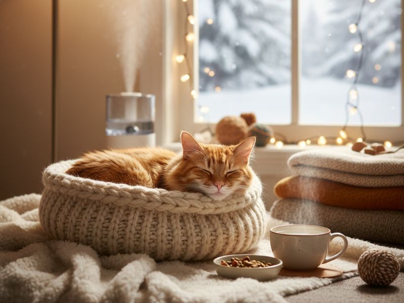 Keeping Your Cat Cozy and Healthy This Winter