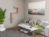 Cat Tree with Scratching Posts and Platforms