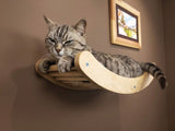 Wave cat wall perch