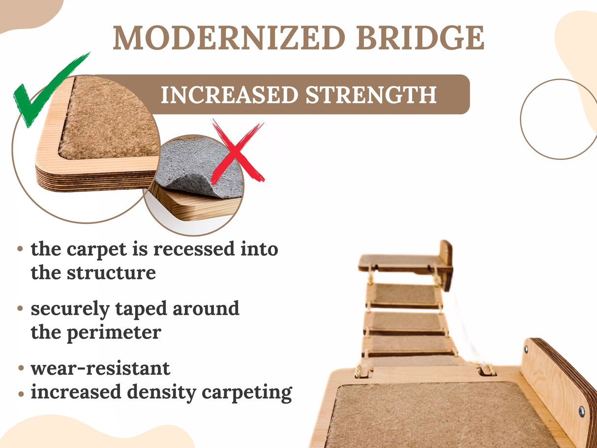 cat bridge wall