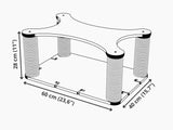 Ceiling Cat Bed with Sisal Columns sizes