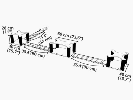 Ceiling Cat Adventure Set sizes