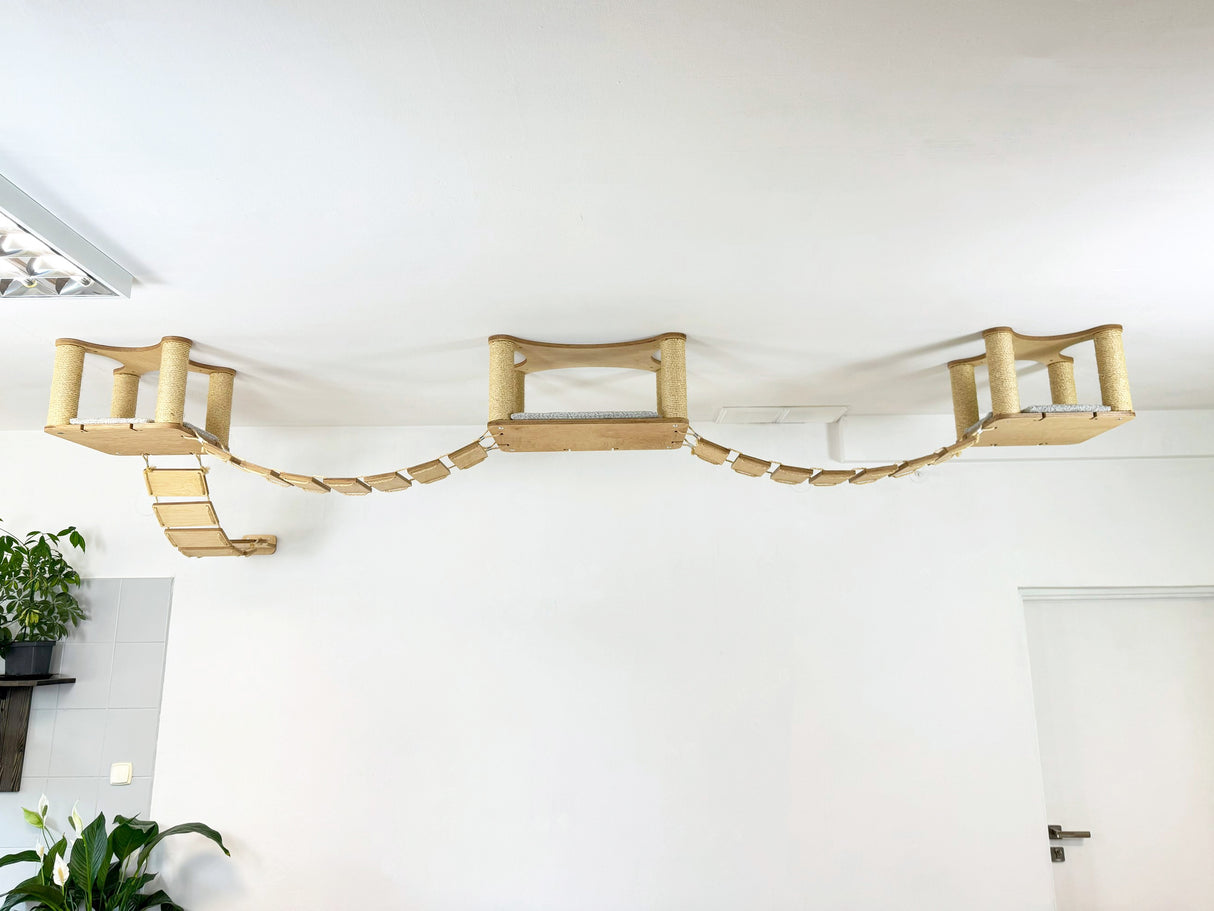 Modular Cat Ceiling Playground 