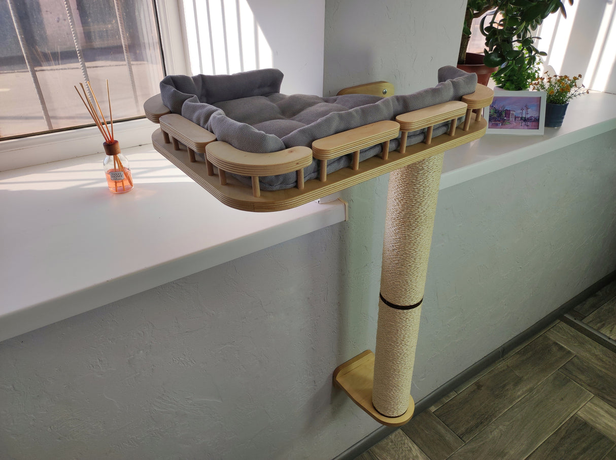 Cat Window Scratching Pole