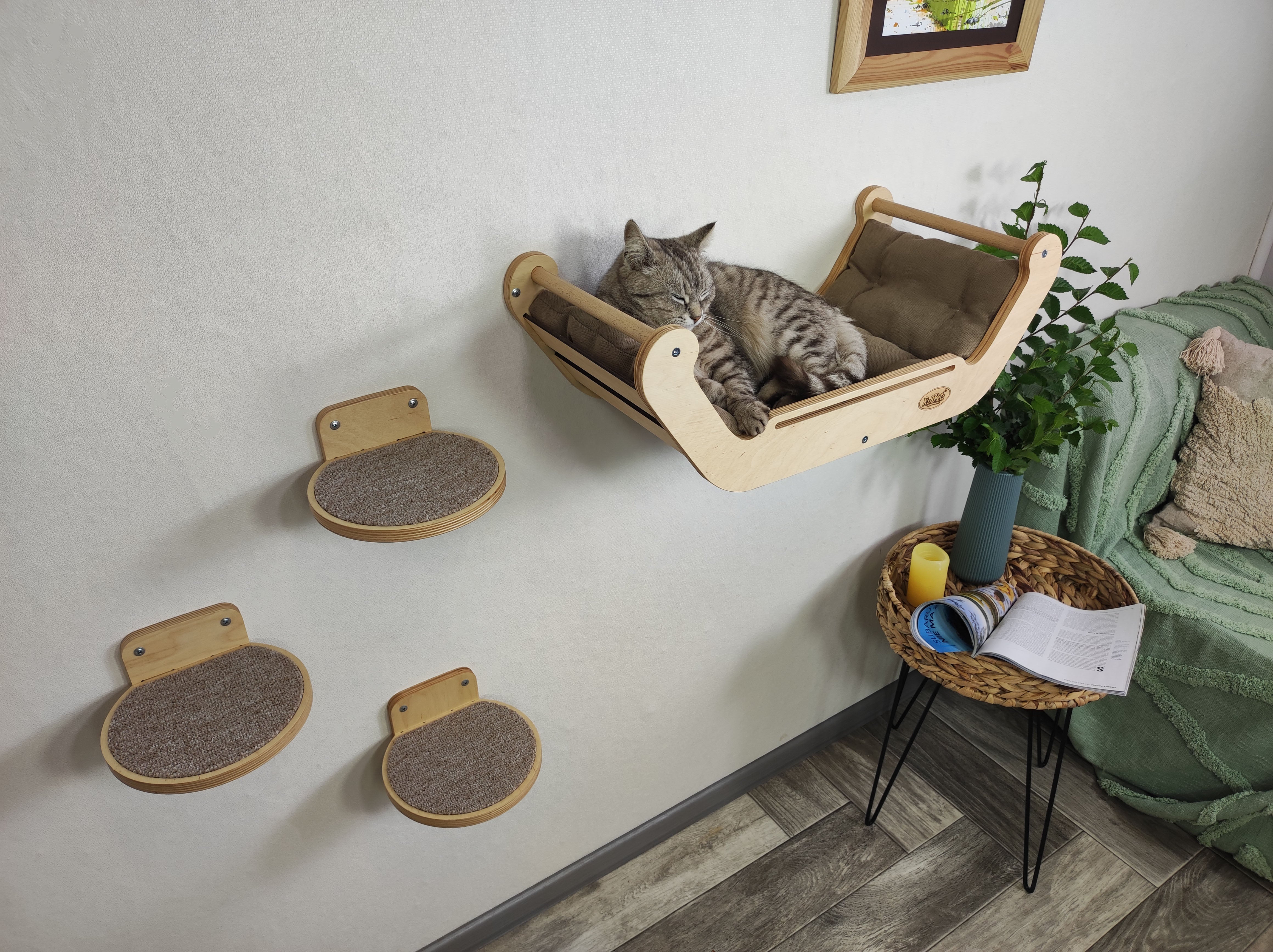 Offer of the Week - Wall-mounted cat set + Wall cat bridge "S"