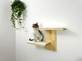 Wall shelves for cats, Cat Climbing Wall, Furniture for cats / Shelves for cats made of natural wood