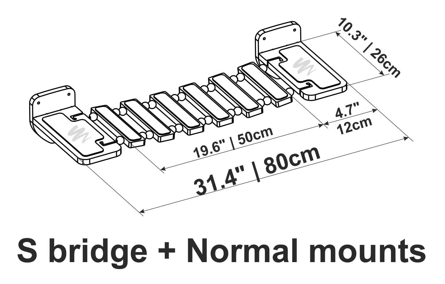 Wall cat bridge dimensions