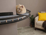 Set of 2 cat shelves for the outer corner of the room