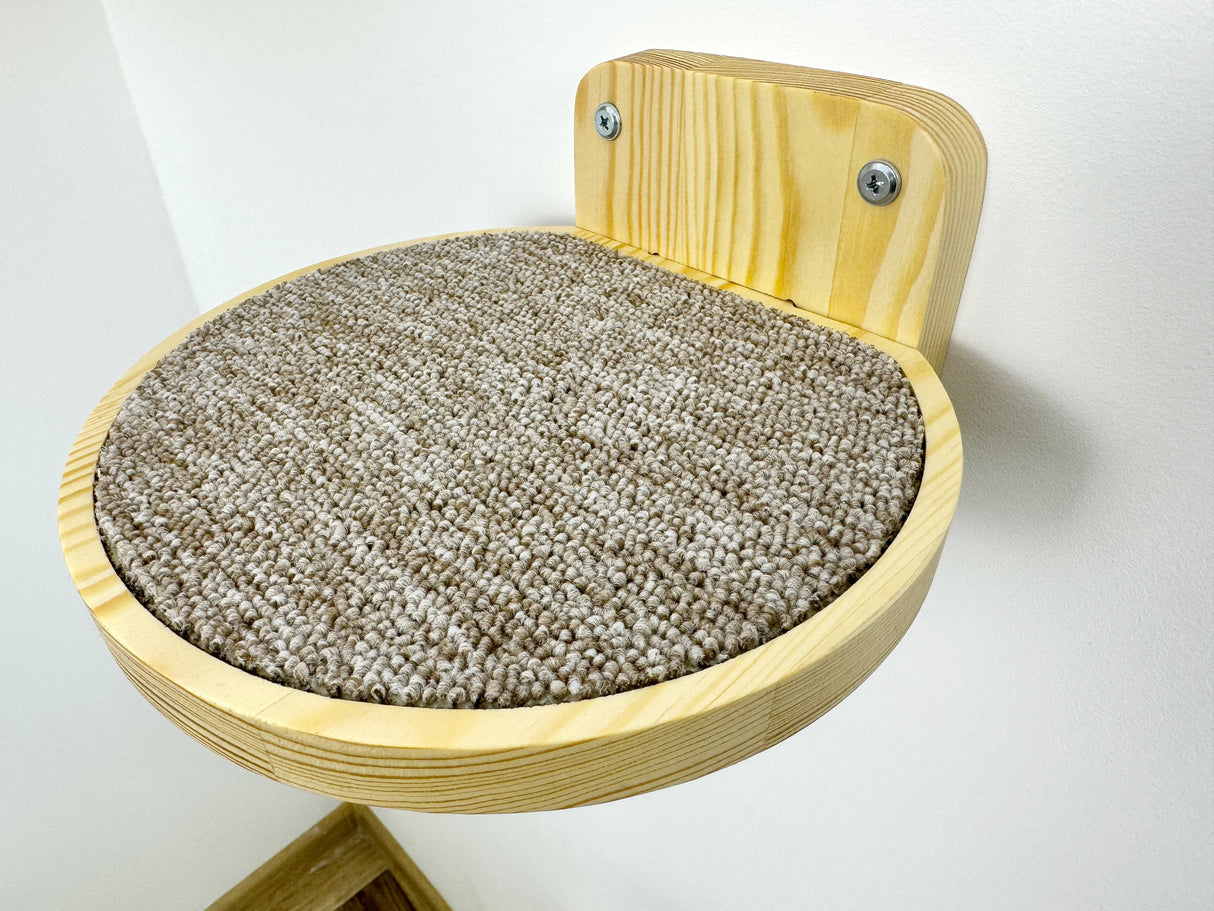 Wall round step for a cat, Cat wall step, Cat ladder