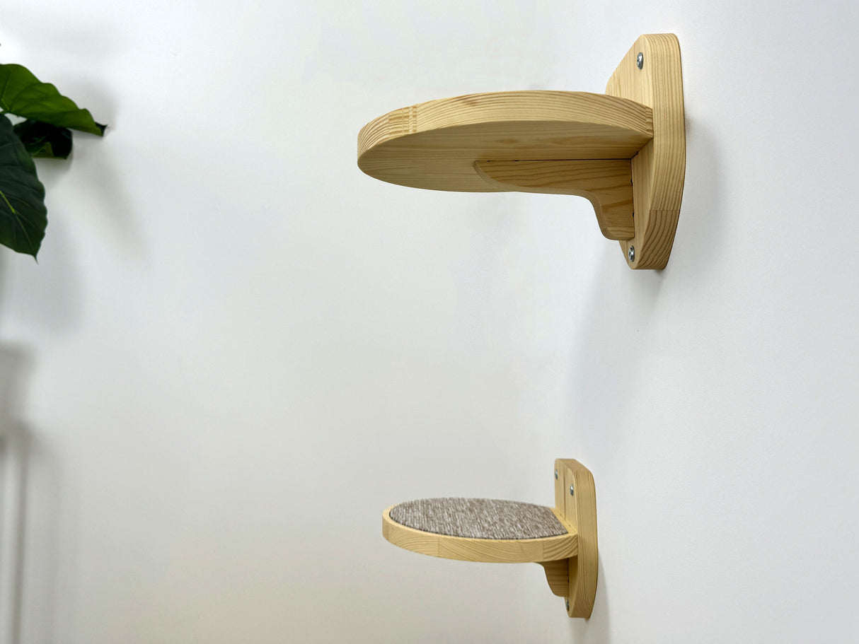 Wall round step for a cat, Cat wall step, Cat ladder