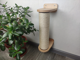 Scratching post for cats - wall mounted