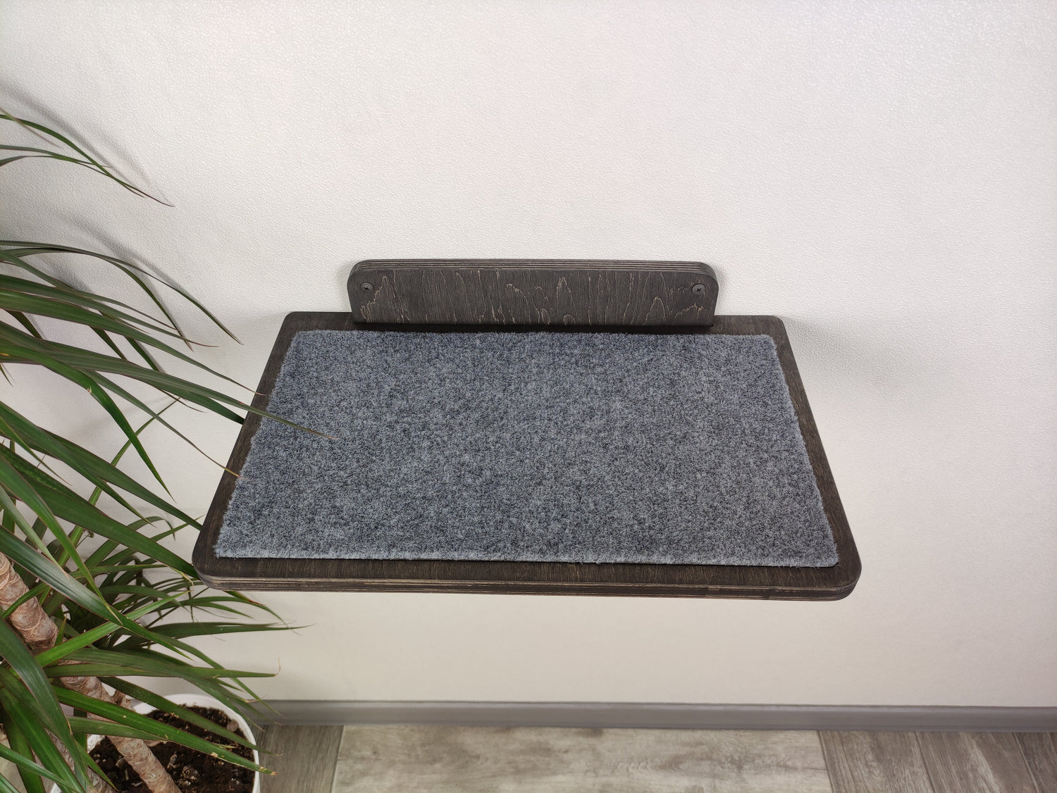 Flat shelf set - dark wood - rshpets