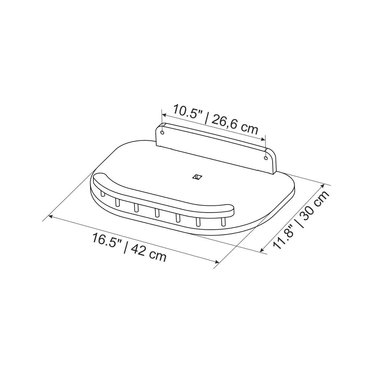 Wall mounted cat shelf dimensions