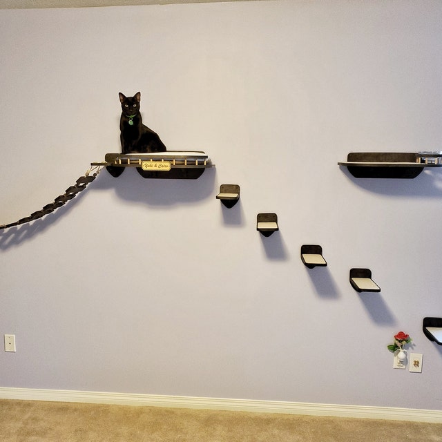 Cat wall steps - Dark